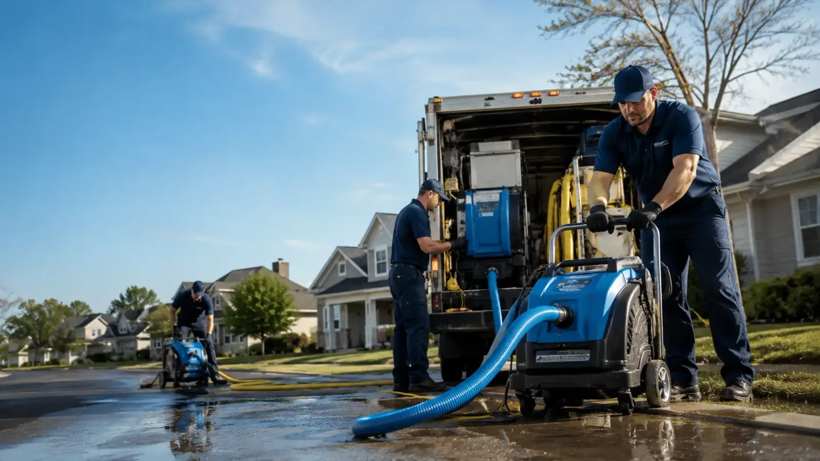 Flood Damage Cleanup in Rhodes, MI